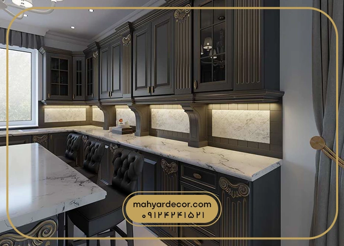 کابینت ایتالیایی مشکی