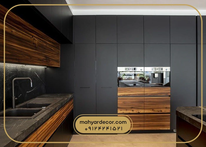 کابینت ایتالیایی چوبی
