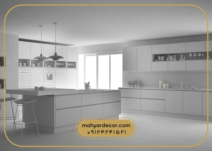 کابینت ایتالیایی سفید